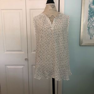 LOFT Sleeveless Shell Blouse